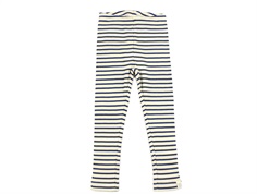 Petit Piao ensign blue/dark off white stribede leggings modal